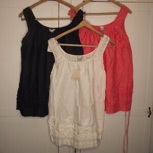 Joe Fresh, Size Medium, 3 colours to choose from: Dark Navy Blue, White, Salmon